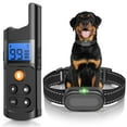 thumbnail image 1 of Dogs Training Collar Dog - Dog Shock Collar with Remote IP68 Waterproof for Small Medium Large (15 - 100 lbs)- 3 Safe Training Modes, 2600 Ft Rechargeable Romote Dog Collars, 1 of 9