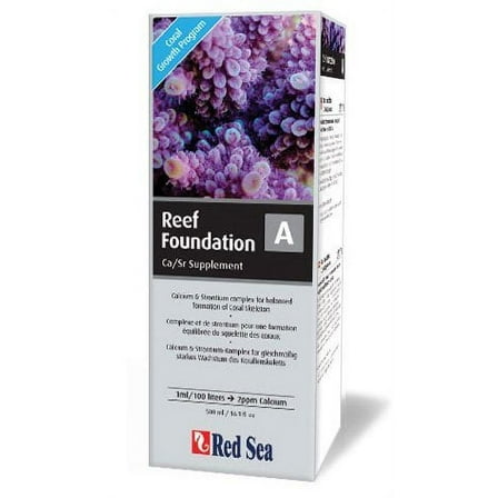 Red Sea Reef Foundations A (Ca/Sr) — 500 mL / 1 L / 5 L