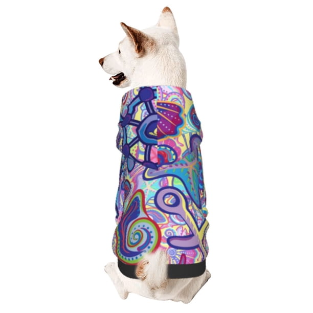 Balery Cute Nautical Sudadera con Capucha para Perros Pequeños – Ropa para Mascotas, Disfraz para Perros y Gatos, Ideal para Fiestas y Cosplay-X-Small