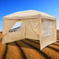 thumbnail image 2 of Zimtown 10'x10' 4 Paredes Pop-up Toldo de Boda Plegable Instantáneo Al Aire Libre, 2 of 7