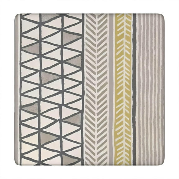 Tablecloth Square Vintage Floral Earthy Pattern, Fitted Waterproof Vinyl, Backed, Easy to Clean for Family Outdoor Use