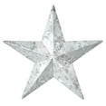 thumbnail image 3 of VHC Brands Patriotic Faceted Metal Star Galvanized Wall Hanging 8x8, Independence Day Decor, American Star Design, Distressed Appearance Metal Wall Hanging, Star Shape, Country, Metal Grey, 3 of 6