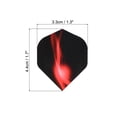 thumbnail image 2 of Uxcell Fléchettes de Vol, 9 Pack Accessoires de Fléchettes Standard pour Animaux, Noir, Rouge, 2 of 5