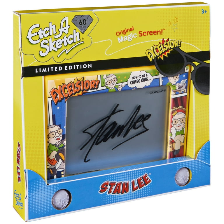 Etch A Sketch Classic Stan Lee Limited Edition Drawing Toy with Magic Screen for Ages 3 and up Walmart