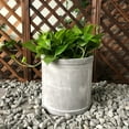thumbnail image 2 of GUAGNDONG CREATIVE STONE GARDEN DECORATION CO.,LTD Durx-litecrete Lightweight Concrete Drum Light Grey Planter-Medium - 15'x15'x15', 2 of 5