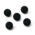 thumbnail image 3 of 5 pc Pave Disco Ball Beads Polymer Clay Rhinestone Beads Round Montana 10mm Hole: 1.5mm, 3 of 4