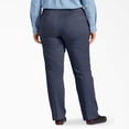 thumbnail image 2 of Dickies Women's Plus Perfect Shape Straight Fit Pants, Rinsed Navy, 16, 2 of 2