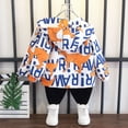 thumbnail image 5 of WOLLED Kids Boys Thin Zipper Jacket Youth Color blocking Zipper Tops 2-13T Toddler Baby Hooded Windbreaker Jacket, 5 of 10