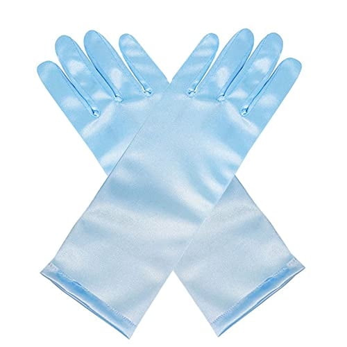 4 pares de guantes de princesa para niñas pequeñas, accesorios de disfraces, fiesta de té Coolbee Coolbee