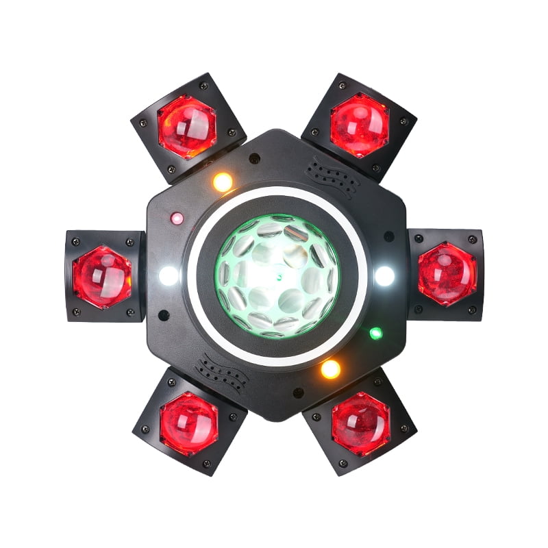 120W LED Stage Beam Light RGBW Strobe Magic Ball Red Green Sharpy DMX512 Sound Activated DJ Disco Party Club Wedding Light