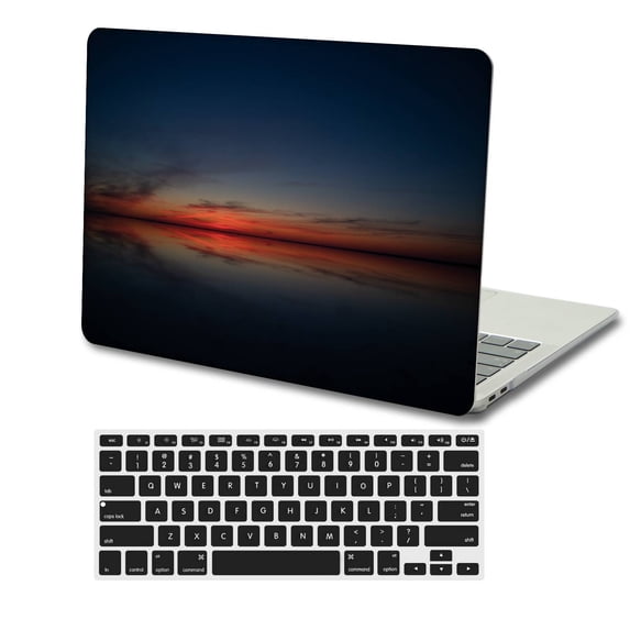 KSK KAISHEK Hard Case Shell Cover for 2022.0 Rel. MacBook Air 13.6 inchs m2 with Retina Display Touch ID Type C Model: A2681 Red series 0545 + Black Keyboard Cover