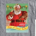 thumbnail image 3 of Coca-Cola - Sip Of Good Taste Vintage Coca Cola Santa - Men's Short Sleeve Graphic T-Shirt, 3 of 5