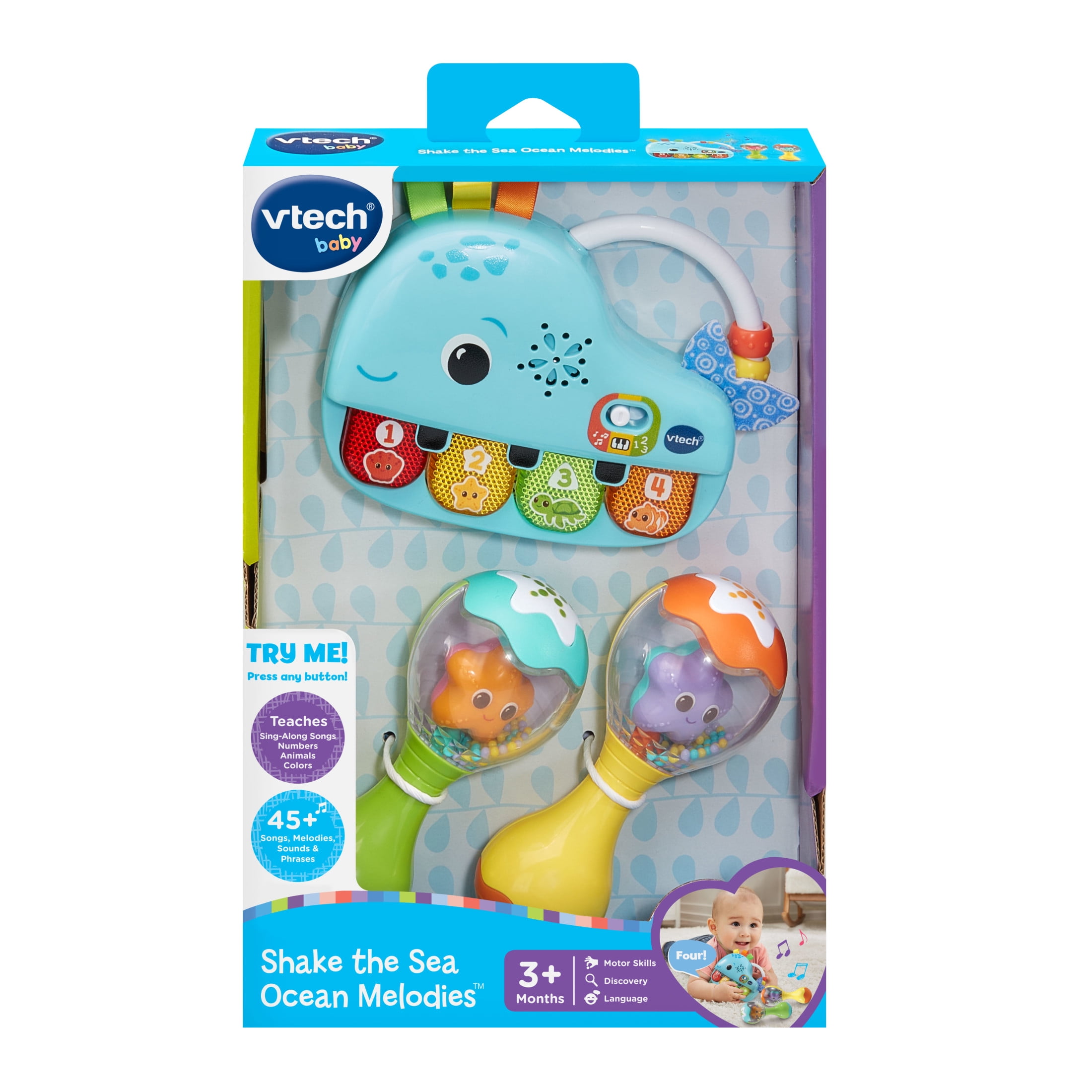 VTech Baby Shake The Sea Ocean Melodies Toy for Babies and Toddlers