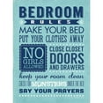 thumbnail image 3 of Marrott, Stephanie 19x24 Black Modern Framed Museum Art Print Titled - Bedroom Rules, 3 of 5