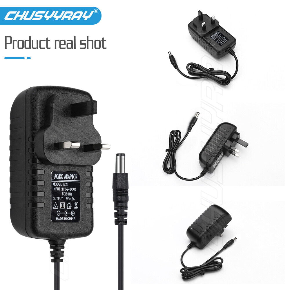Universal 12V 2A AC DC Power Supply Adapter Charger for CCTV security  Camera led 