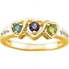Personalized Family Jewelry Birthstone Entwined Mother's Ring available in Sterling Silver, Gold and White Gold