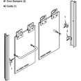 Gordon Glass® Jamb Guide and Bumpers for Sliding Shower Doors Kit