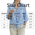 thumbnail image 4 of UDAUDU Womens Linen Cover Up 2026 Beach Button Down Shirt Swimsuit Coverup Bathing Suit Cover Ups for Swimwear Vacation Sky Blue M, 4 of 5