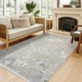 thumbnail image 2 of Cream Abstract Area Rugs for Living Room Washable Rugs Boho Moroccan Area Rug Soft Neutral Geometric Bohemian Carpet Distressed Indoor Rug for Bedroom Dining Room Office Foldable Nonslip Rug, 2 of 9