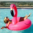 thumbnail image 2 of Anneau de Natation Flamant Rose Été Gonflable pour Piscine, 2 of 4