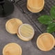 thumbnail image 3 of Bamboo Lids With Silicone Seals For Oui Yogurt Jars Compatible With Oui Yogurt Jars Airtight Glass Storage, 3 of 5