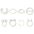 thumbnail image 5 of WINDLAND Dream Catcher Metal Hoops Irregular Cloud Elk for Cat Animal Shaped Macrame Craft Catcher Iron Rings DIY Wind Chime Hanging Decor Accessory, 5 of 13