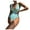 Sky Blue, variant on Utoimkio One Piece Bathing Suits for Women Women's One Piece Swimsuit V Neck Backless Swimsuit Striped One Piece Swimsuit Bikini