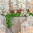 thumbnail image 2 of Artificial Ivy Garland, Fake Vines with UV-proof Green Leaves and Fake Plants Hanging Aesthetic Vines Are Suitable for Family Bedroom Parties, Garden Walls and Room Decoration., 2 of 6