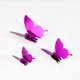 thumbnail image 3 of 36 piezas DIY Espejo Mariposa Combinación 3D Mariposa Pegatinas de Pared Decoración de Navidad Decoración de Fiesta Calcomanías Decoración del Hogar, 3 of 7