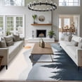 thumbnail image 3 of 5'x8' Area Rugs, Grey Orange Indoor Outdoor Area Rug for Living Room Bedroom, Modern Abstract Art Mountain Forest Washable Bathroom Rugs Kitchen Floor Carpet Mats Home Decor Aesthetic, 3 of 8