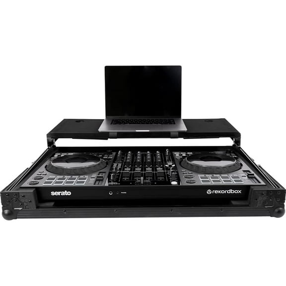 Headliner Pitch Black Flight Case for Pioneer DDJ-FLX10 with Laptop Platform