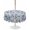 Light Gray Light Blue, variant on Outdoor Tablecloth with Umbrella Hole for Patio/Picnic/Party/Camping, Coastal Nautical Waterproof Table Cloth Round Cover Washable, Summer Ocean Corals Wooden Grain Blue (Dia 54")