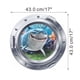 thumbnail image 5 of 1 PCS Extraíble 3D Bajo el mar Naturaleza Paisaje Calcomanías de pared Animales Etiqueta de la pared Hogar Arte de la pared Decoración para baño Dormitorio Puerta Niños Bebé Cuarto de niños Fokelyi 221023-1, 5 of 9