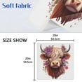 thumbnail image 3 of JSTEL Cute Cattle Cloth Napkins Set of 1, 20x20 Inch Washable and Reusable Napkin for Decoupage Dinner Party Everyday Use, 3 of 6