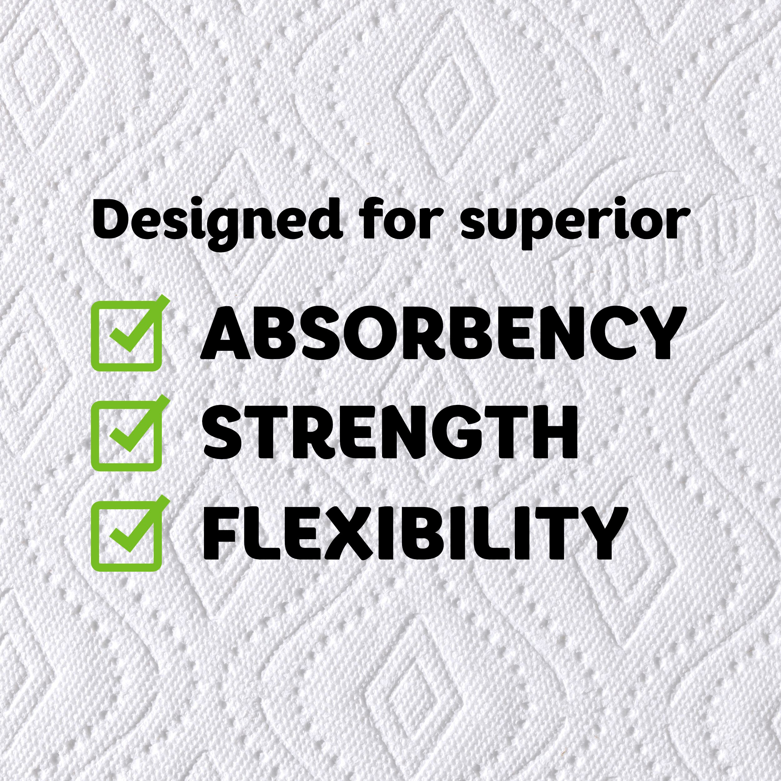 NEXPOW Select-A-Size Paper Towels, White, 2 Bulk Rolls = 4+ Regular Rolls