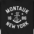 thumbnail image 3 of Instant Message - Montauk New York - Men's Crew Neck Fleece Pullover, 3 of 6