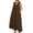 Z1#Coffee379, variant on Puliio Tank Dresses for Women Summer V Neck Loose Maxi Casual Beach Vacation Dress with Pockets
