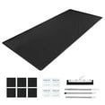 thumbnail image 1 of KFFKFF Tapis de Confinement, 8 Pi 6 Po x 20 Pi, Tapis de Sol de Garage en PVC Antidérapant avec Raclette de Nettoyage, Protection Robuste, Durable et Imperméable contre la Neige, la Pluie et la Boue, Noir, 1 of 9
