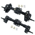 thumbnail image 3 of ZheElen RCGOFOLLOW 2piece Aluminum Alloy Protector Front Rear Axle For 1/24 Rc Front Rear Axle FMS FCX18 FCX24 RC Car Part Black, 3 of 6
