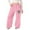 Pink, variant on Girl's Bowknot Baggy Sweatpants Valentine Lightweight Straight Leg Athletic Pants With Pockets Sweatpants For Girls Brown 12 Y-13 Y