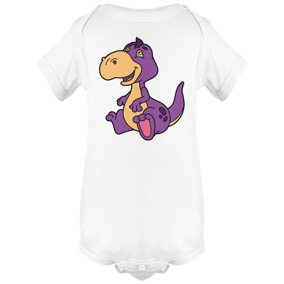 Funny Cute Dinosaur Cartoon Bodysuit Infant -Image by Shutterstock,  Newborn