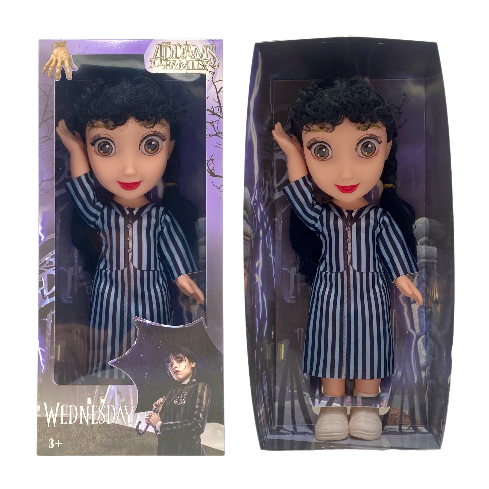 14 Inch Wednesday Adams Action Figure,The Soft Bodied Adams Family Doll ...