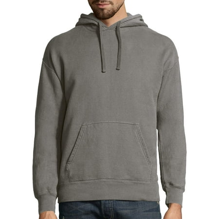 Big Mens Hoodie - Big Men's ComfortWash Garment Dyed Fleece Hoodie Sweatshirt