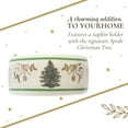 thumbnail image 6 of Spode Christmas Tree Gold 2.75" Napkin Ring (Set of 4) - Elegant 22K Gold Accented Holiday Napkin Rings, Fine Porcelain Christmas Table Setting Décor - Ideal for Holiday Dinnerware & Festive Gifting, 6 of 7