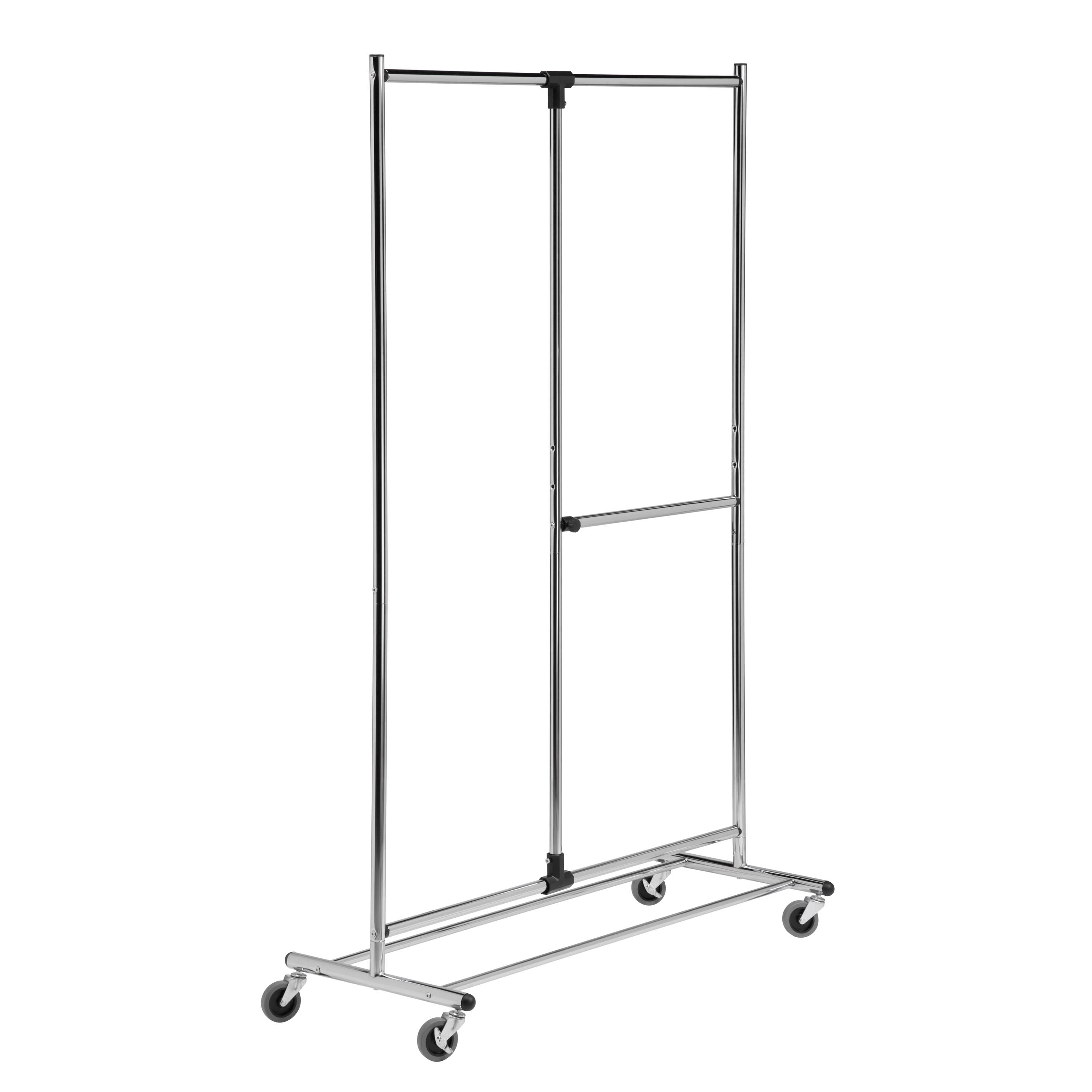 Honey Can Do 2Tier Garment Rack, Chrome