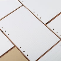 YujiCraft A6 6-Ring Binder Refill Paper, 3PCS College Ruled Planner Inserts for Journal Notebook,A