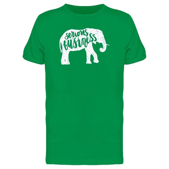 Serious Business Elephant Tee Men's -Image by Shutterstock