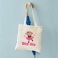 thumbnail image 6 of CafePress - Big Sister Monkey Tote Bag - Unisex Canvas Tote Bag, Beige, 1-Piece, 6 of 8
