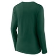 thumbnail image 3 of Women's Green Green Bay Packers Logo Team Lockup Long Sleeve V-Neck T-Shirt, 3 of 3