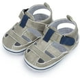 thumbnail image 4 of infant baby boys girls Summer Beach Sandals Non Slip Soft Rubber Sole Toddler Outdoor Closed-Toe First Walker Shoes, 4 of 6